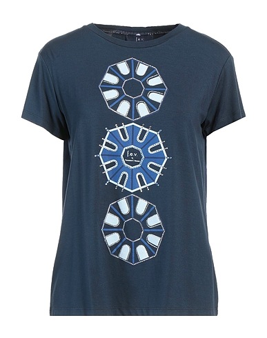 F.E.V. T-shirt Midnight blue 96% Viscose, 4% Elastane