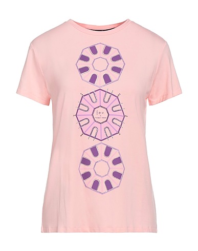 F.E.V. T-shirt Rosa 96% Viscosa, 4% Elastan