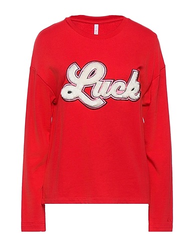 SUN 68 Sweatshirt Red 80% Cotton, 20% Viscose