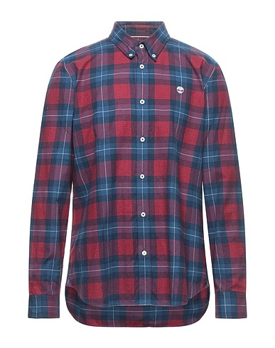 TIMBERLAND Checked shirt Red 100% Cotton