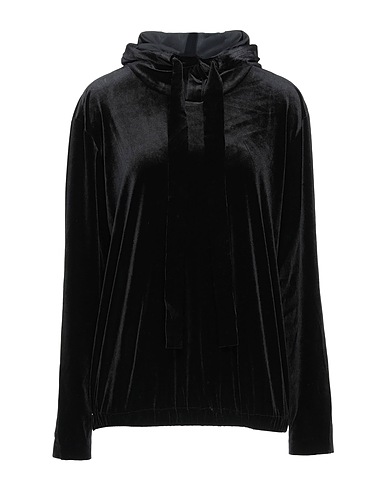 NORMA KAMALI Hoodie Schwarz 92% Polyacryl, 8% Elastan