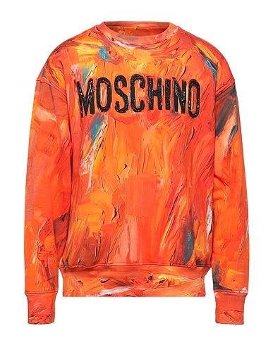 MOSCHINO Sweatshirt COUTURE Orange 100% Cotton