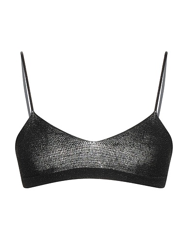 LANEUS Top Black 66% Viscose, 34% Metallic Polyester