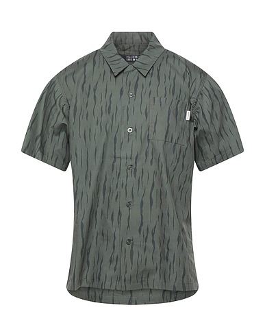 BILLIONAIRE BOYS CLUB Patterned shirt Military green 100% Cotton