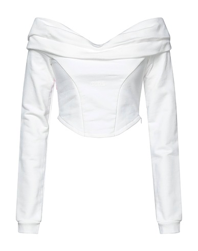 GCDS Sweatshirt White 100% Cotton