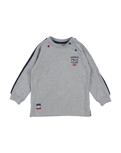ASPEN POLO CLUB T-shirt Grey 95% Cotton, 5% Elastane