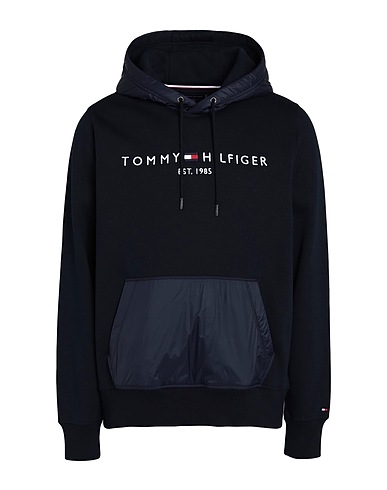 TOMMY HILFIGER Hoodie Nachtblau 63% Baumwolle, 37% Polyester