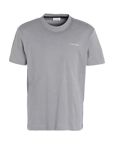 CALVIN KLEIN Basic T-Shirt Grey 100% Cotton