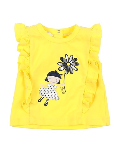 LIU •JO Tanktop Gelb 95% Baumwolle, 5% Elastan