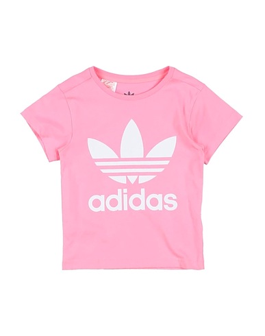 ADIDAS ORIGINALS T-shirt TREFOIL TEE
 Pink 100% Cotton, Elastane