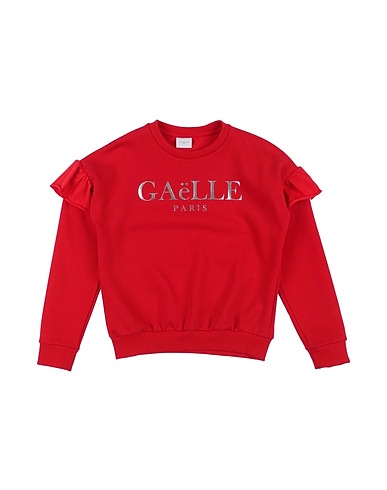 GAëLLE Paris Sweatshirt Red 97% Cotton, 3% Elastane