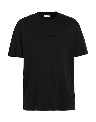 CALVIN KLEIN Basic T-Shirt Black 100% Cotton