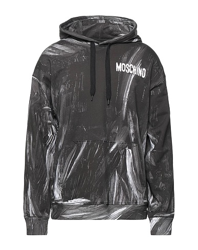 MOSCHINO Felpa Antracite 100% Cotone