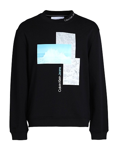 CALVIN KLEIN JEANS Sweatshirt Black 100% Cotton