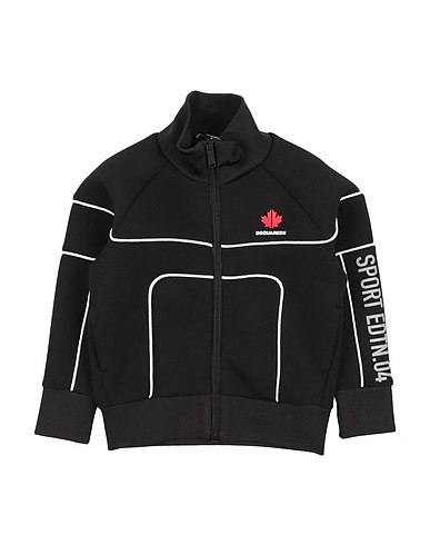 DSQUARED2 Sweatshirt Black 80% Polyester, 15% Rayon, 5% Elastane