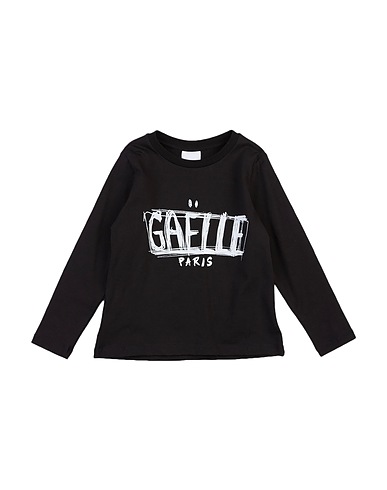 GAëLLE Paris T-shirt Black 93% Cotton, 7% Elastane