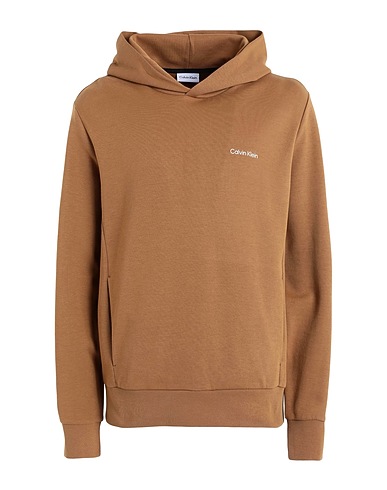 CALVIN KLEIN Felpa Cammello 64% Cotone, 36% Repreve®
