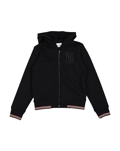 BURBERRY Felpa Nero 100% Cotone