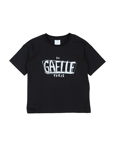 GAëLLE Paris T-Shirt Schwarz 93% Baumwolle, 7% Elastan