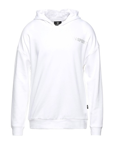 PLEIN SPORT Felpa Bianco 52% Cotone, 48% Poliestere