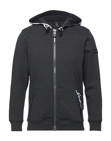 PLEIN SPORT Hoodie Braungrau 65% Baumwolle, 35% Polyester