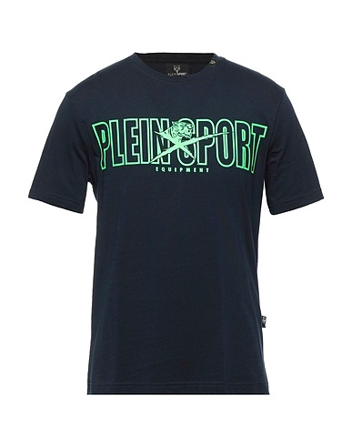 PLEIN SPORT T-shirt Midnight blue 100% Cotton