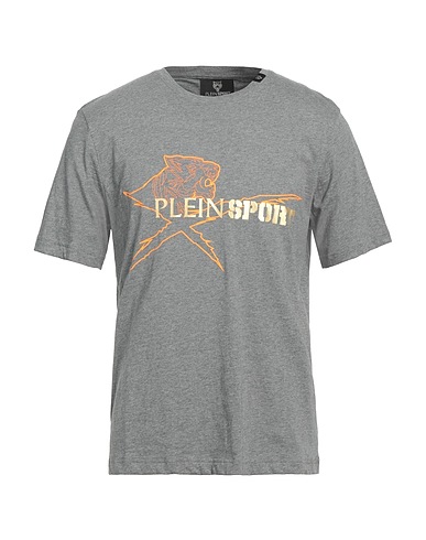 PLEIN SPORT Футболка Серый 100% Хлопок