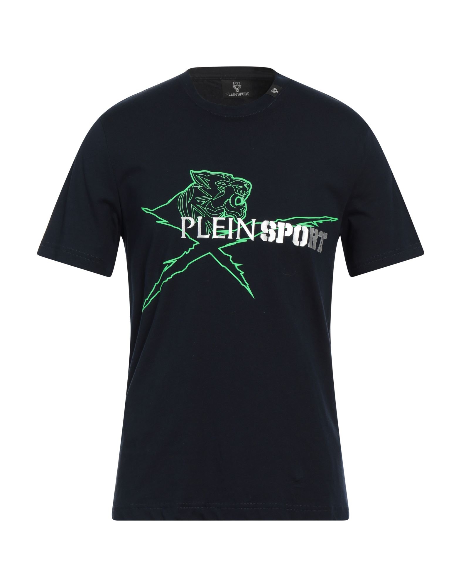 PLEIN SPORT | Black Men's T-shirt | YOOX