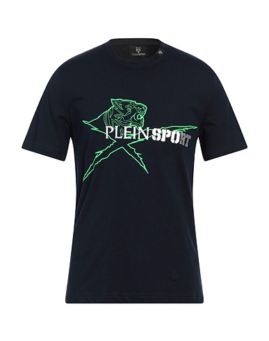 PLEIN SPORT T-shirt Blu notte 100% Cotone