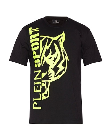 PLEIN SPORT T-shirt Giallo 100% Cotone