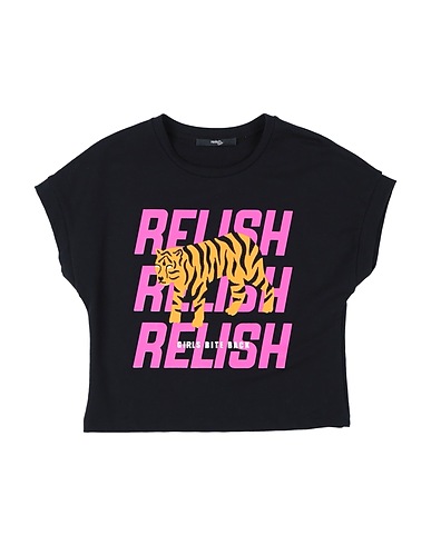 RELISH T-shirt Black 100% Cotton