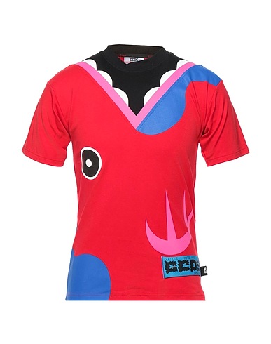 GCDS T-shirt Red 100% Cotton