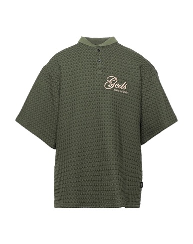 GCDS Oversize-T-Shirt Green 100% Cotton
