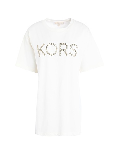 MICHAEL MICHAEL KORS T-shirt Avorio 100% Cotone organico