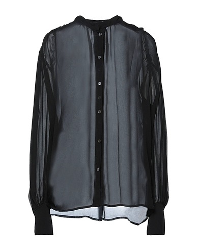 GRIFONI Solid color shirts & blouses Black 100% Viscose