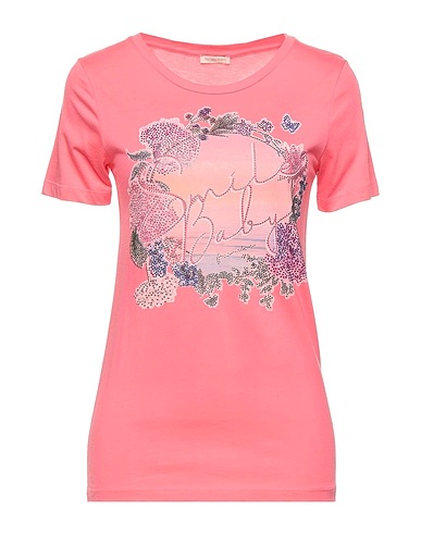 FRACOMINA T-Shirt Rosa 50% Baumwolle, 50% Modal