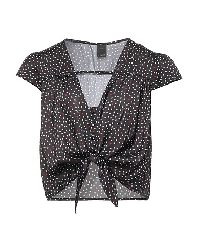 PINKO Patterned shirts & blouses Black 100% Polyester