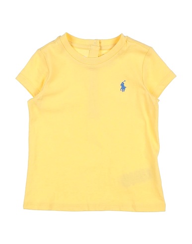 POLO RALPH LAUREN T-Shirt Cotton Jersey Crewneck Tee
 Gelb 100% Baumwolle