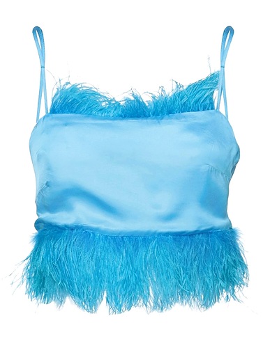 VICOLO Top Azure 100% Viscose