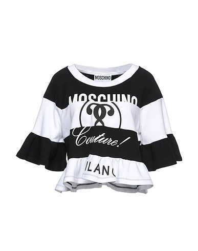 MOSCHINO Sweatshirt COUTURE Black 100% Cotton