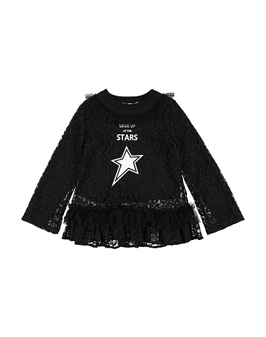 SIMONETTA Top Black 100% Polyamide, Cotton