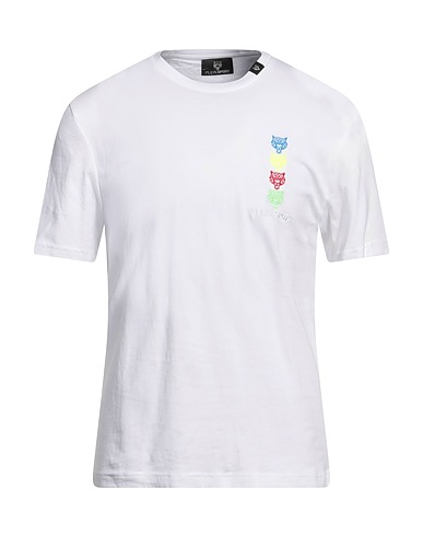 PLEIN SPORT T-shirt Bianco 100% Cotone