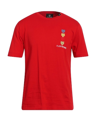 PLEIN SPORT T-shirt Red 100% Cotton