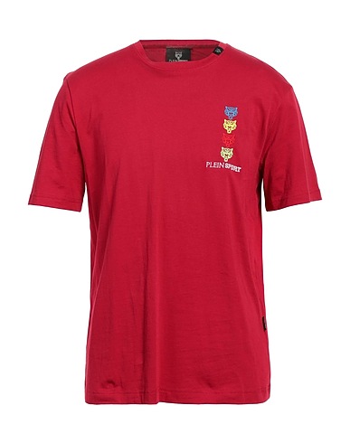 PLEIN SPORT T-Shirt BORDEAUX 100% Baumwolle