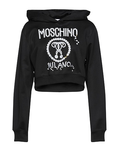 MOSCHINO Felpa COUTURE Nero 55% Poliestere, 45% Cotone, Elastan