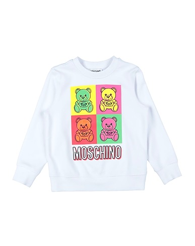 MOSCHINO KID Felpa Bianco 94% Cotone, 6% Elastan