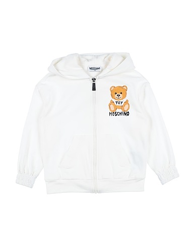 MOSCHINO KID Sweatshirt Ivory 95% Cotton, 5% Elastane