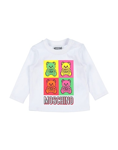 MOSCHINO BABY T-shirt White 95% Cotton, 5% Elastane