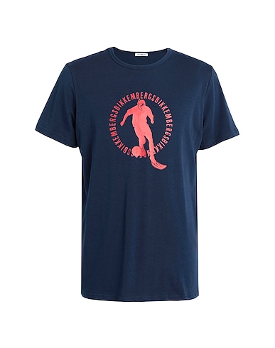 BIKKEMBERGS Basic T-Shirt Nachtblau 95% Baumwolle, 5% Elastan