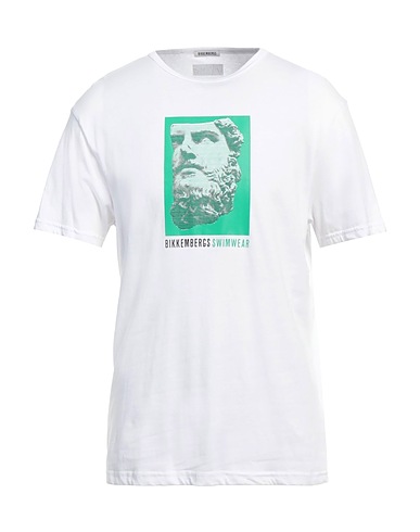 BIKKEMBERGS T-shirt White 100% Cotton